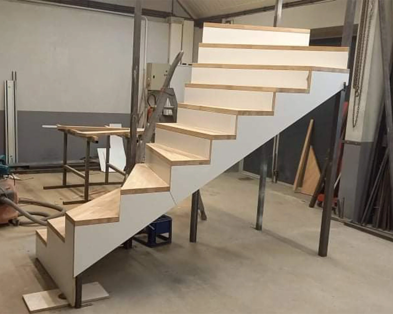 Fabrication escalier en bois